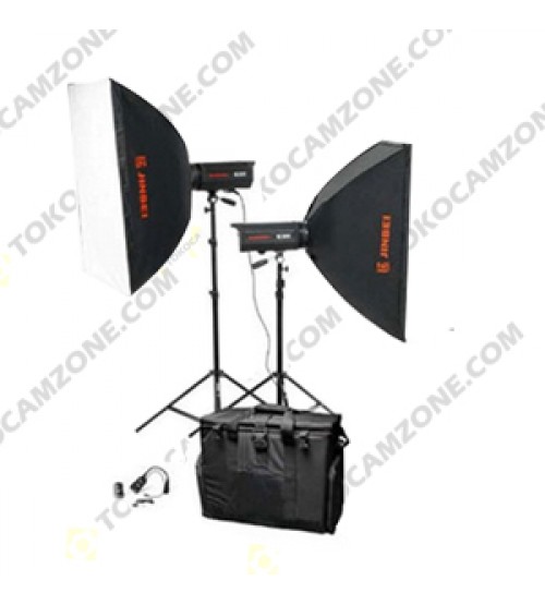 Paket Studio Jinbei ECD-V600 With Softbox